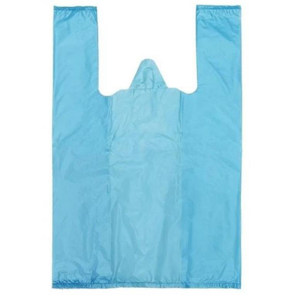 Τσάντα Μαναβικής Χαρτοπλάστ Β Ανακυκλωμένη Μπλε 45cm 1 KG