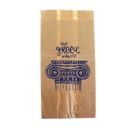 Greece Χαρτοσακούλα Καφέ 10x22cm 1kg (266τμχ) ALD2601