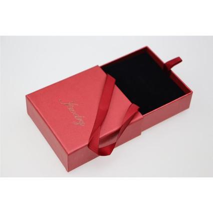 Μεταλλιζέ Κουτί - Χάρτινο Τσαντάκι Δώρου με Χερούλι Μπορντώ 10x10x3,5cm