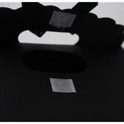 Τσαντάκι Δώρου Πλαστικοποίησης Μαύρο με Φιογκάκι 12x6x16cm 12τμχ