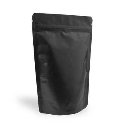 Σακουλάκι Τροφίμων Ανθρακί Doypack Ziplock 16x8x24+3cm 500gr