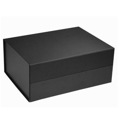 Κουτί Δώρου Μαύρο Luxury με Αυτόματο Άνοιγμα & Μαγνήτες 20x8x18cm SC1