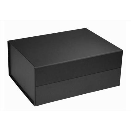 Luxury Μαύρο Κουτί Δώρου με Αυτόματο Άνοιγμα & Μαγνήτες 33x25x12.5cm SC11