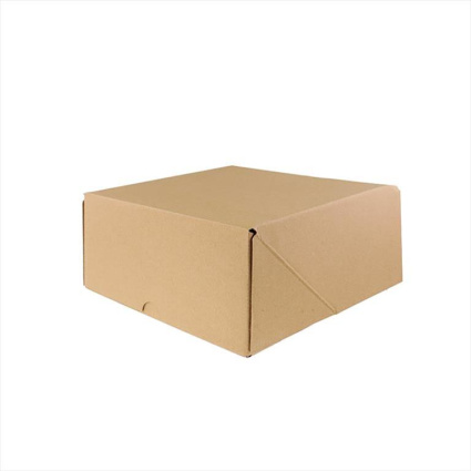 Κουτί eShop Τετράγωνο με Αυτόματη Συναρμολόγηση Kraft 24,5x24,5x11,5cm No90