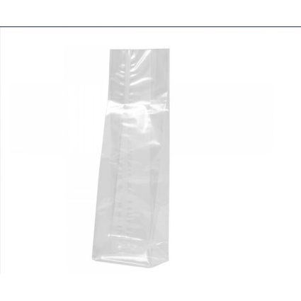 Σακούλακια πολυπροπυλένιου 7x22+4cm Clear OPP με Πάτο για Τρόφιμα 100τμχ
