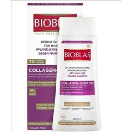 Bioblas Collagen Keratin Σαμπουάν κατά της Τριχόπτωσης για Όλους τους Τύπους Μαλλιών 360ml