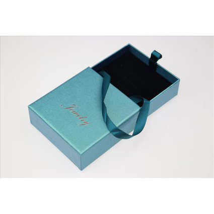 Χάρτινη Μεταλλιζέ Τσάντα Δώρου - Κουτί με Χερούλι Πράσινο 10x10x3,5cm